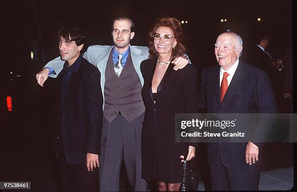 Sophia Loren & Family