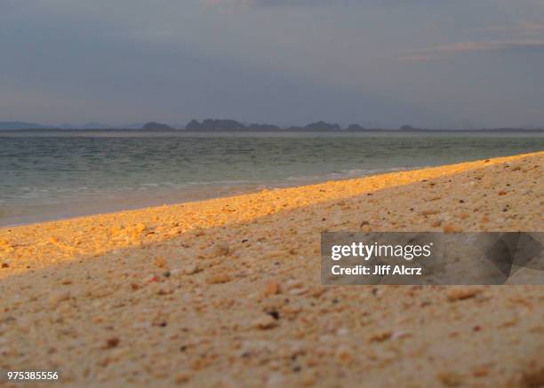 sunset in koh poda, krabi, thailand - koh poda stock pictures, royalty-free photos & images