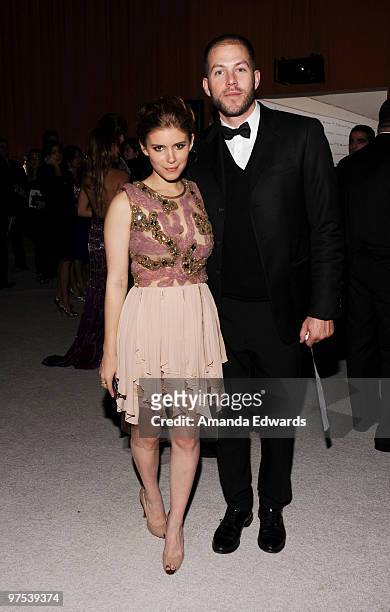 Actress Kate Mara attends the Elton John AIDS Foundation Oscar Viewing Party at the Pacific Design Center on March 7, 2010 in West Hollywood,...