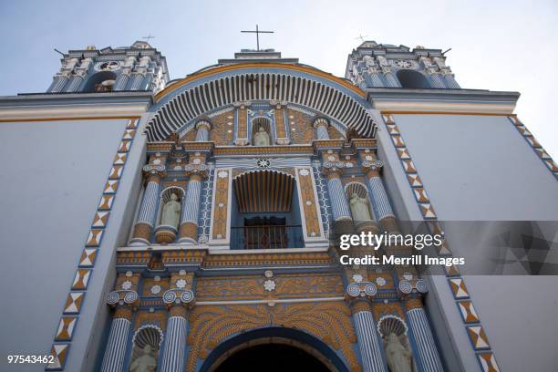 restored templo de santo domingo church - santo domingo church stock pictures, royalty-free photos & images