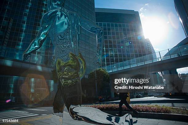 invisible man jogging in a pedestrian crossing - invisible man stock-fotos und bilder