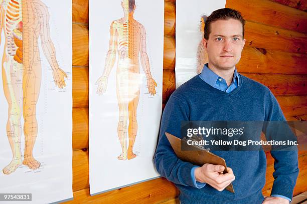 portrait of acupuncturist - manchester - vermont imagens e fotografias de stock