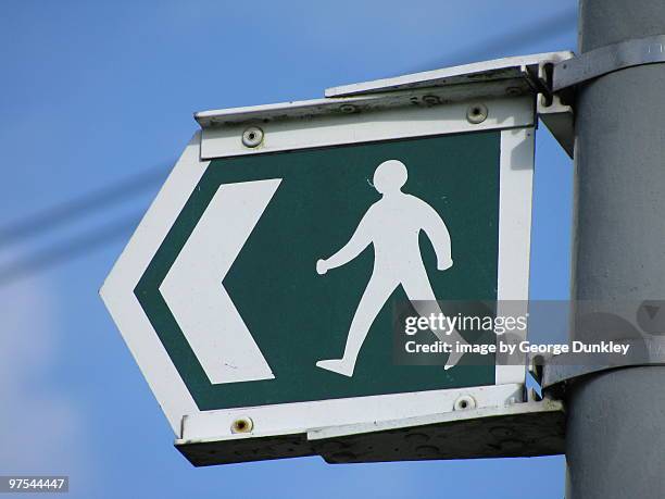 Sw Footpath Sign Footpath Sign Photos and Premium High Res Pictures - Getty Images