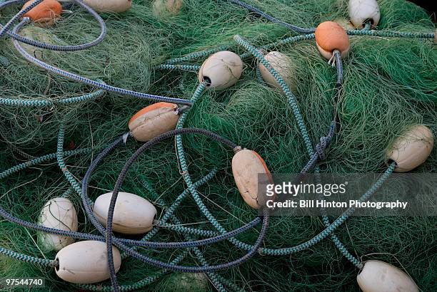 fishing net chaos - bill hinton stock pictures, royalty-free photos & images