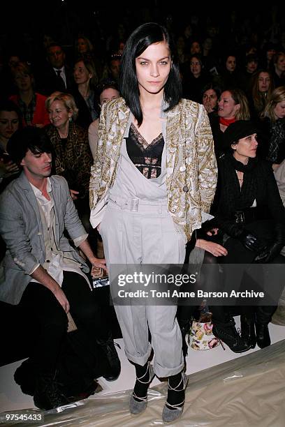 Leigh Lezark attends the Kenzo Ready to Wear show as part of the Paris Womenswear Fashion Week Fall/Winter 2011 at Espace Ephemere Tuileries on March...