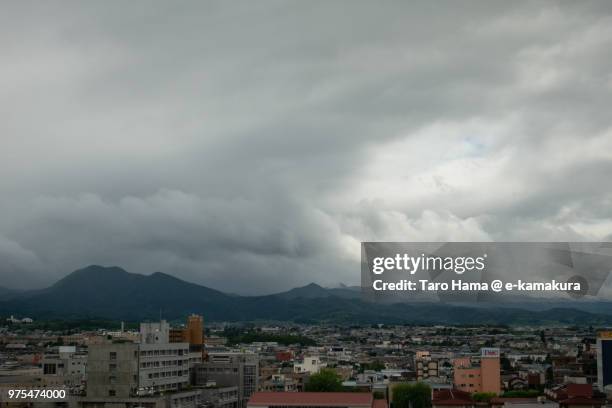 center of hirosaki city in aomori prefecture in japan - aomori city stock pictures, royalty-free photos & images