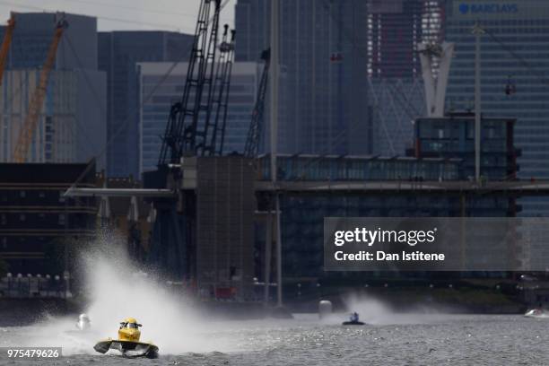 Francesco Cantando of Italy and Blaze Performance in action during free practice ahead of round two of the 2018 Championship, the F1H2O UIM Powerboat...