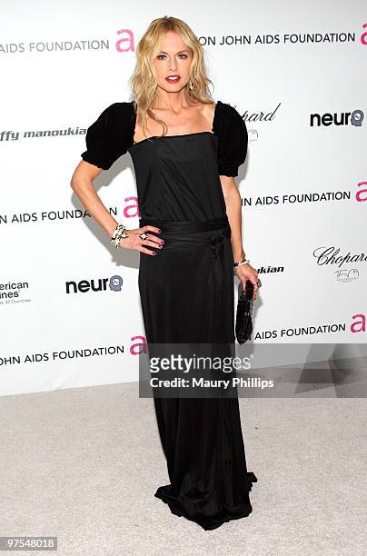 Stylist Rachel Zoe arrives at the 18th annual Elton John AIDS Foundation Oscar Party held at Pacific Design Center on March 7, 2010 in West...