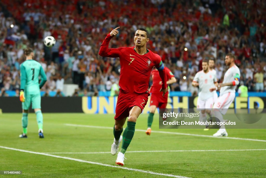 Portugal v Spain: Group B - 2018 FIFA World Cup Russia