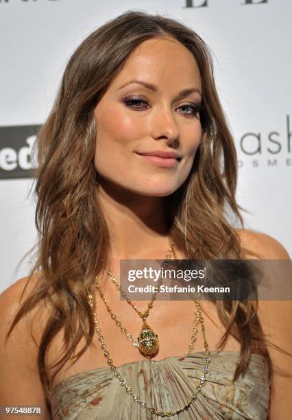Actress Olivia Wilde attends the ELLE Green Room at the 25th Film Independent Spirit Awards held at Nokia Theatre L.A. Live on March 5, 2010 in Los...