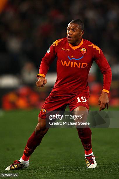 Julio Baptista of Roma during the Serie A match between AS Roma and AC Milan at Stadio Olimpico on March 6, 2010 in Rome, Italy.