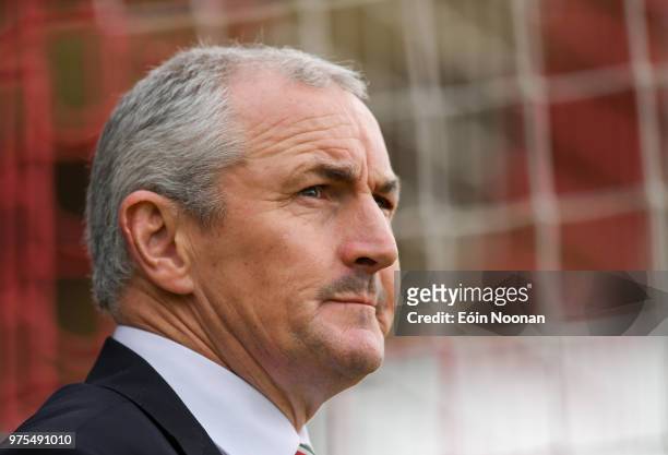 Cork , Ireland - 15 June 2018; Cork City manager John Caulfield prior to the SSE Airtricity League Premier Division match between Cork City and...
