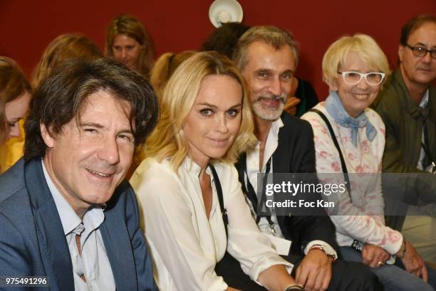 Socialogist Ronan Chastellier from Sud Radio, TV presenter Cecile de Menibus, Salon de La Patisserie Show co founder Thierry Marques and...