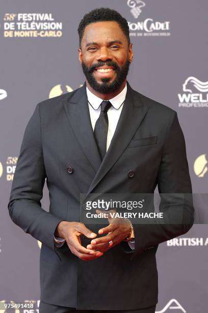 Actor Colman Domingo 'Fear the Walking Dead' poses during the opening of the 58th Monte-Carlo Television Festival on June 15, 2018 in Monaco.