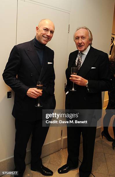 Dylan Jones and Harold Tillman attend the launch of the new selling exhibition 'Pure Sixties. Pure Bailey' showcasing photographs taken by David...