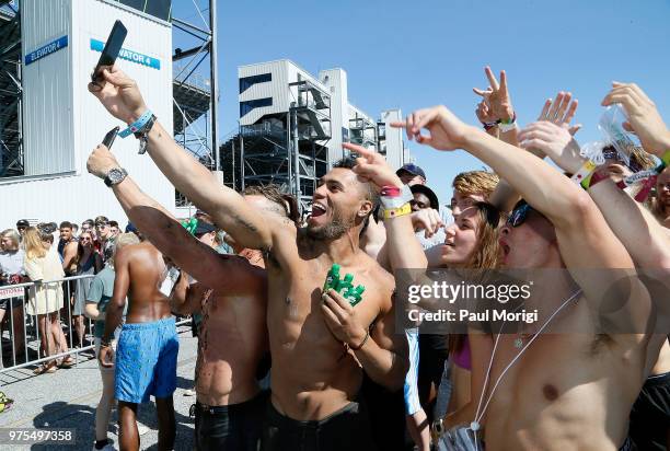 Irish Spring Breaks Guinness World Records Title for the Most People Showering Simultaneously at Firefly Music Festival at the Dover International...