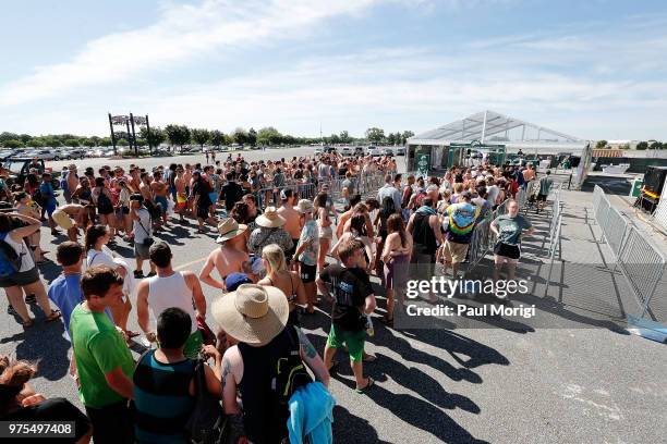 Irish Spring Breaks Guinness World Records Title for the Most People Showering Simultaneously at Firefly Music Festival at the Dover International...