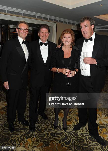 Christopher Corbin, John Madejski, Cilla Black and Jeremy Clarkson attend the Who's Cooking Dinner? charity event in aid of leukaemia charity...