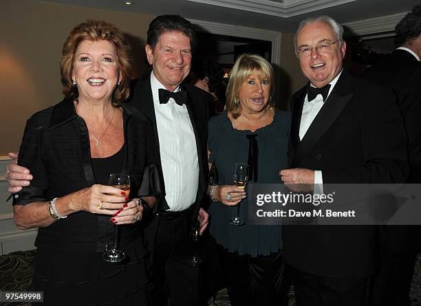 Cilla Black, John Madejski and Martin Lewis attend the Who's Cooking Dinner? charity event in aid of leukaemia charity Leukaon, at the Langham Hotel...