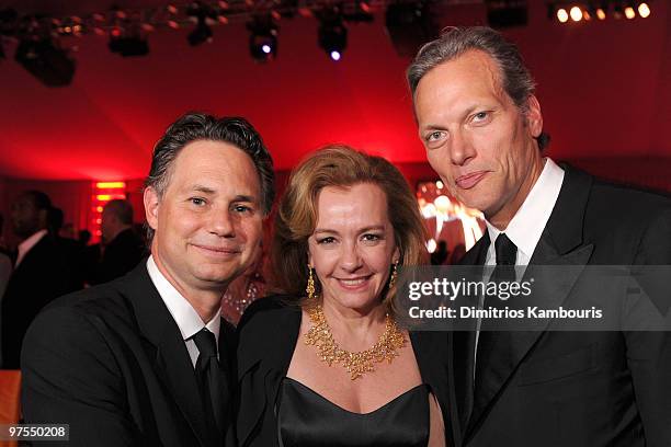 And founder of Niche Media Jason Binn, Vice President of Chopard Caroline Gruosi-Scheufele, and President and CEO of Chopard USA Marc Hruschka attend...