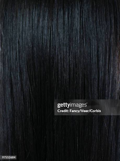 black hair - straight black hair stock pictures, royalty-free photos & images