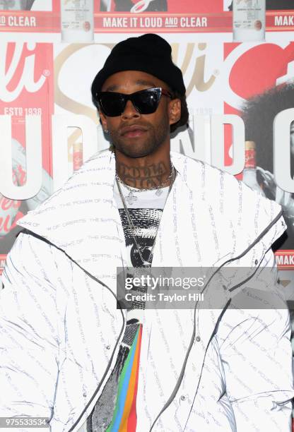 Ty Dolla $ign attends Stoli Vodka hosts "Loud And Clear" global advertising campaign launch event with Ty Dolla $ign and DJ Megan Ryte at Marquee...