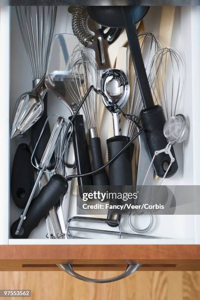 Messy Kitchen Draw Messy Kitchen Drawer Photos and Premium High Res Pictures - Getty Images