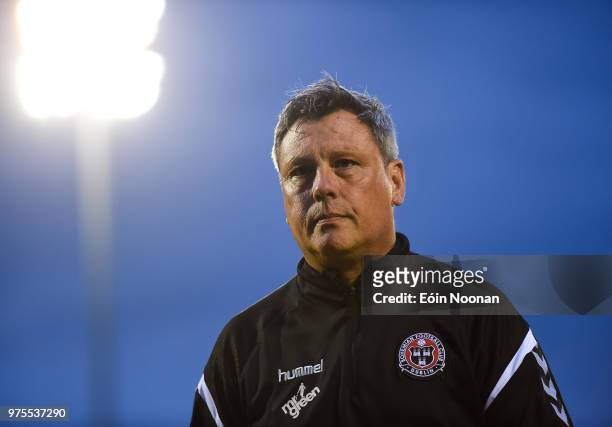 Cork , Ireland - 15 June 2018; Manager of Bohemians Keith Long following the SSE Airtricity League Premier Division match between Cork City and...