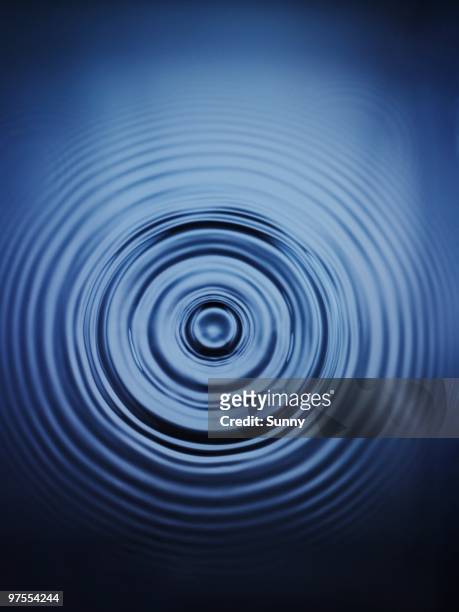 water ripples - rippled stock pictures, royalty-free photos & images