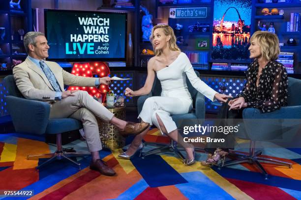 Pictured : Andy Cohen, Leslie Bibb and Carole Radziwill --