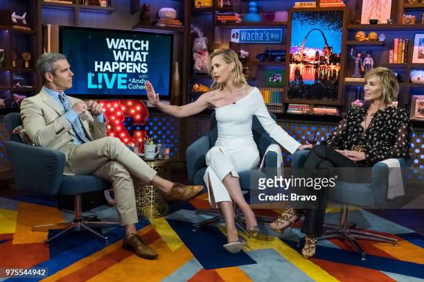 Pictured : Andy Cohen, Leslie Bibb and Carole Radziwill --