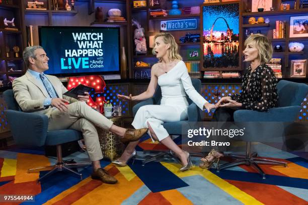 Pictured : Andy Cohen, Leslie Bibb and Carole Radziwill --