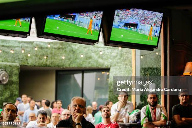 Day two of the World Cup, Iran plays Morocco Friday morning. Iranian Americans joined together at the Parlor in Hollywood, Calif., to watch the game...