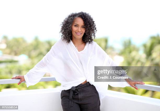 Producer Mara Brock Akil poses for a portrait during the 22nd Annual American Black Film Festival at the Loews Miami Beach Hotel on June 15, 2018 in...