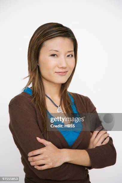 smiling woman - respect privacy stock pictures, royalty-free photos & images