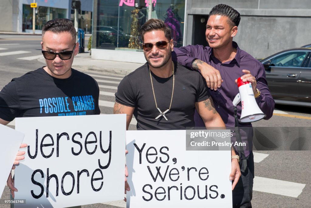 MTV's "Jersey Shore" Cast Photo Op