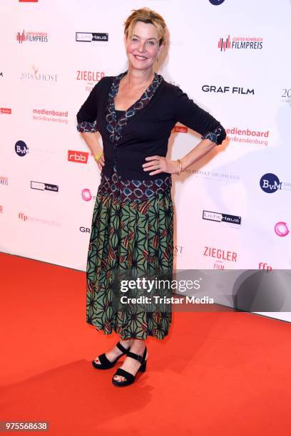 Margarita Broich attends the cocktail party during the semi-final round of judging of the International Emmy Awards 2018 on June 15, 2018 in Berlin,...