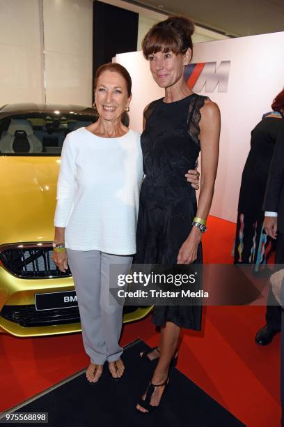 Daniela Ziegler and Tanja Ziegler attend the cocktail party during the semi-final round of judging of the International Emmy Awards 2018 on June 15,...