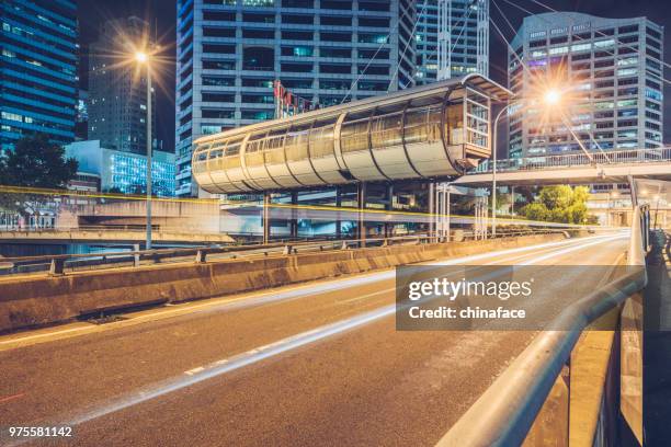 night cityscape of sydney downtown - chinaface stock pictures, royalty-free photos & images