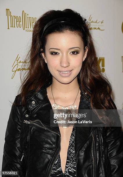 Actress Christian Serratos attends the OK! Magazine pre-Oscar party at Beso on March 5, 2010 in Hollywood, California.