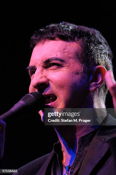 Marc Almond performs on stage at Muffathalle on March 8, 2010 in Munich, Germany.