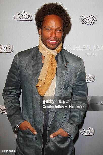 Gary Dourdan attends the Chaumet cocktail party at Place Vendome on March 8, 2010 in Paris, France.