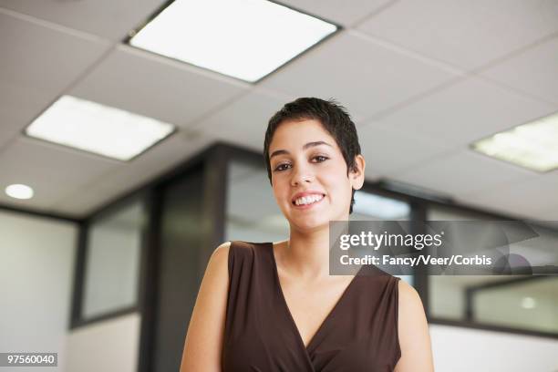 businesswoman - short brown hair stock pictures, royalty-free photos & images