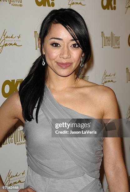 Actress Aimee Garcia attends the OK! Magazine pre-Oscar party at Beso on March 5, 2010 in Hollywood, California.