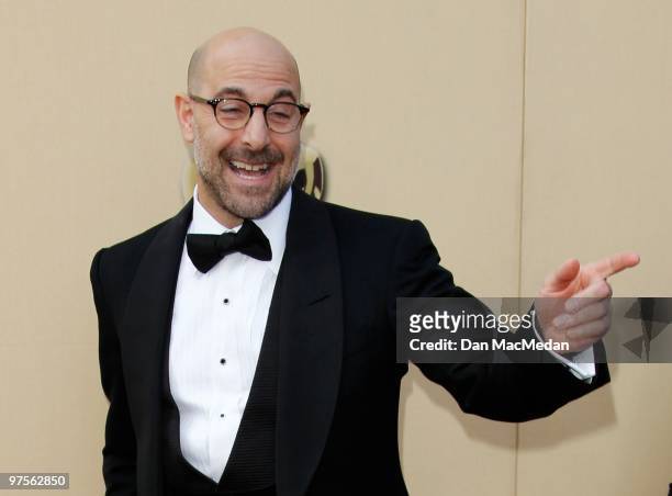 Actor Stanley Tucci attends the 82nd Annual Academy Awards held at the Kodak Theater on March 7, 2010 in Hollywood, California.