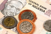 A close up image of Nigerian money