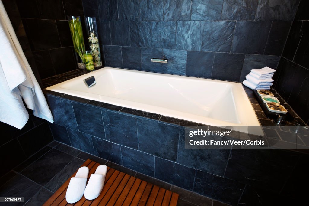 Luxurious contemporary bathtub