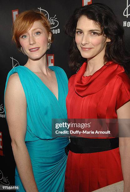 Jenna Wright and Liane Balaban attend E! Oscar Viewing And After Party at Drai's Hollywood on March 7, 2010 in Hollywood, California.