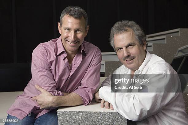 Producers of the 2010 Academy Awards Oscar telecast Bill Mechanic and Adam Shankman are photographed at Center Staging Studios in Burbank, CA on...