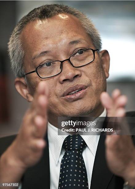 Basah Hernowo, Director for Forestry and Water Resources Conservation, National Development Planning Agency, Republic of Indonesia, seen here March...